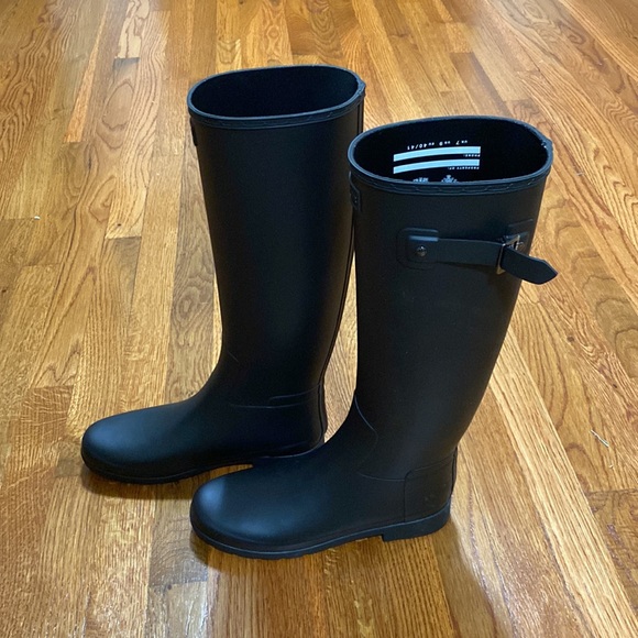 HUNTER original refined tall rain boots - Picture 2 of 9